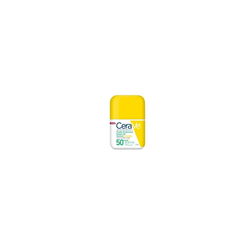 CeraVe Fluido Protettivo Solare Oil Control SPF50+ – Protezione Solare Viso