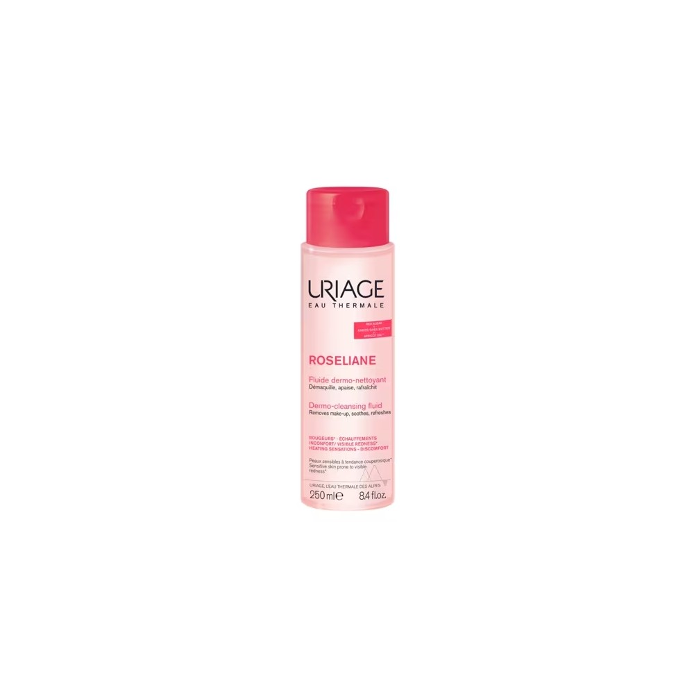 Uriage Roséliane Fluido Dermo-Detergente Lenitivo Viso 250 ml