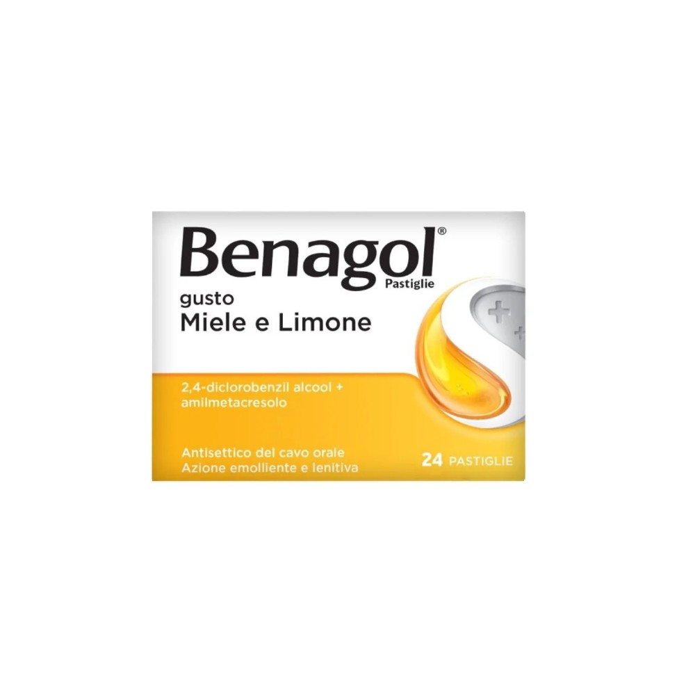 Benagol 24 Pastiglie Miele e Limone