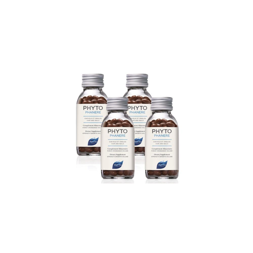 Bundle Phyto Phytophanere Integratore Capelli e Unghie – Trattamento 6 Mesi, 360 Capsule