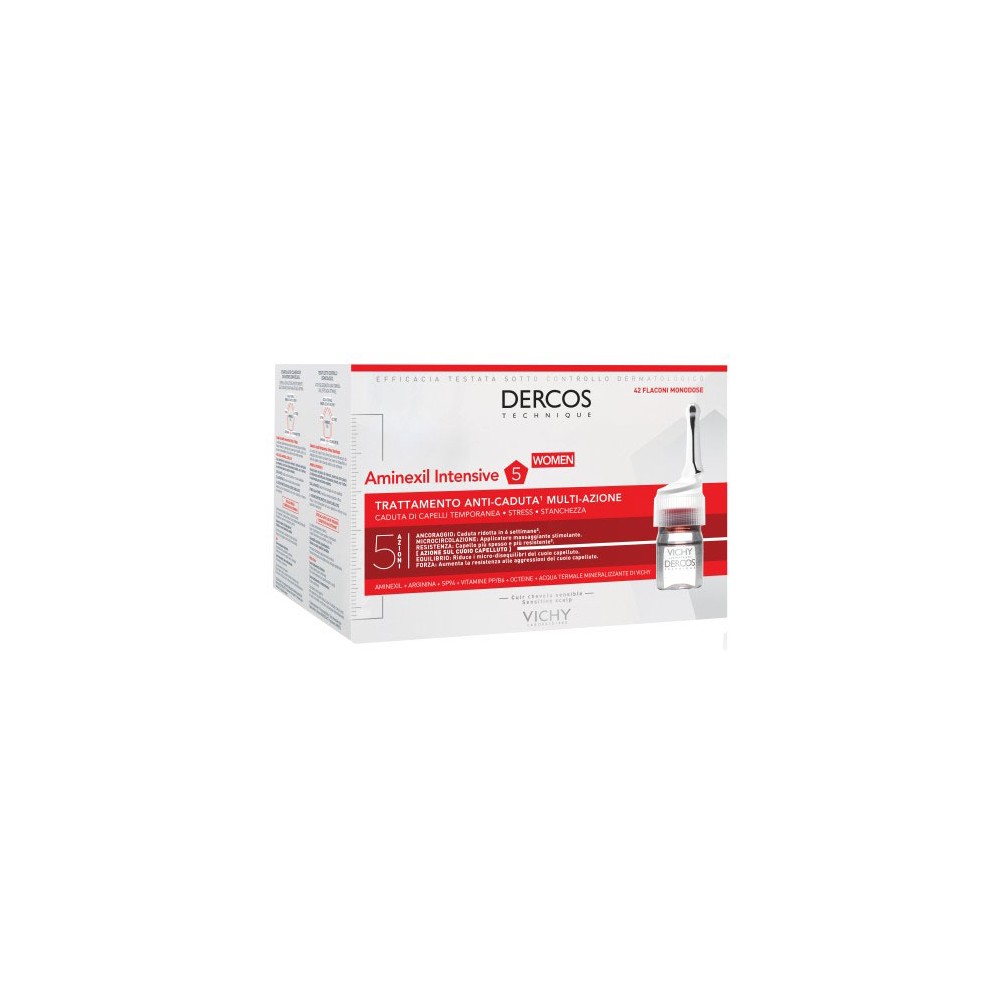 Vichy Dercos Aminexil Intensive Trattamento Anticaduta Donna 21 Fiale