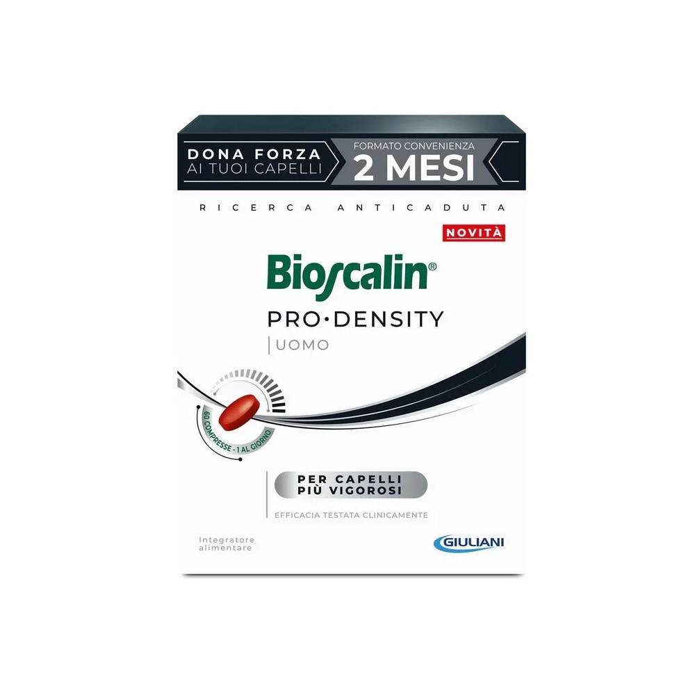 Bioscalin Pro-Density Uomo – Integratore per Capelli Diradati e Indeboliti – 60 Compresse