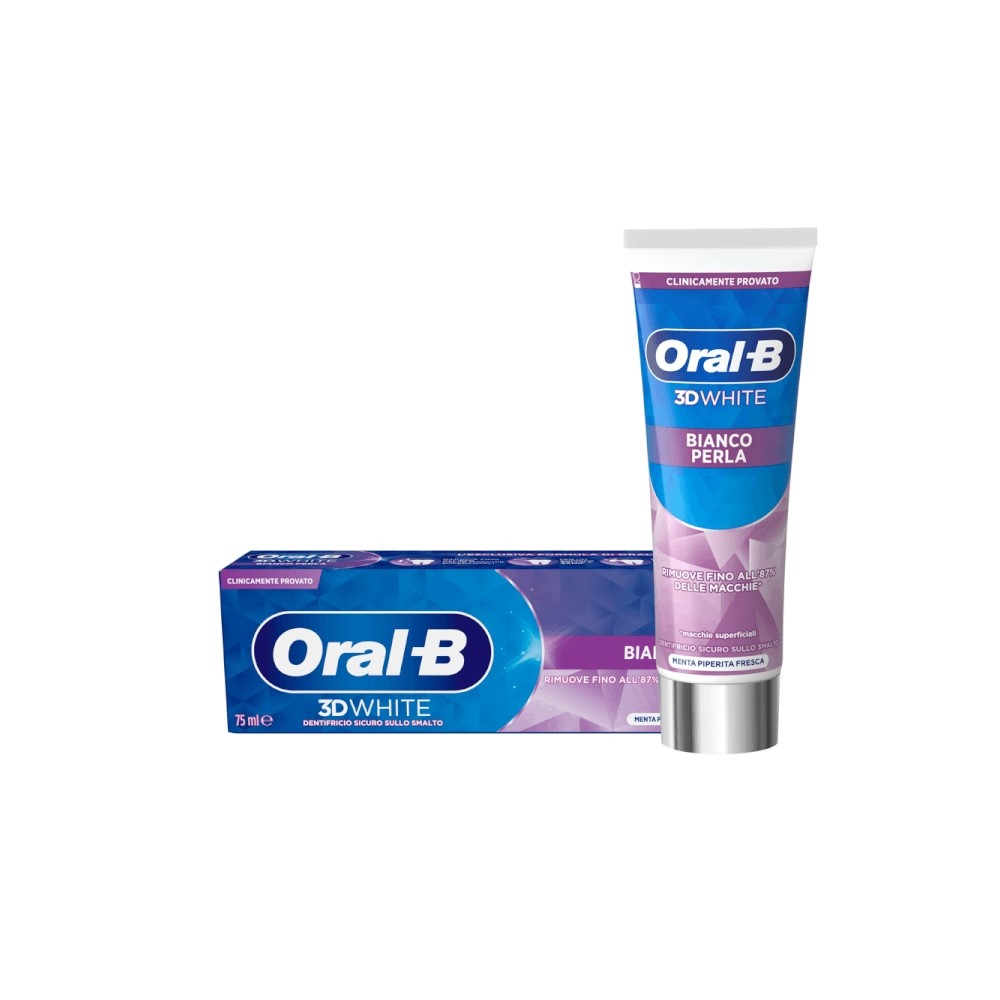 Oral-B 3D White Bianco Perla Dentifricio 75 ml